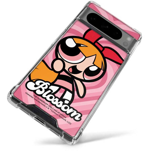 Cartoon Network Powerpuff Girls Blossom Pink Hearts Google Pixel 8 Pro Clear Case